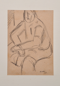 1941 - Figura (carboncino)