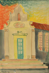 1973 - Chiesa (acquerello)