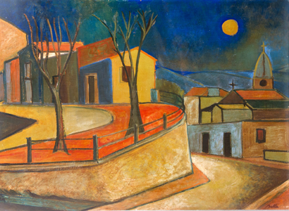 1970 - Notturno siciliano (olio)