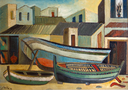 1976 - Barche (olio)