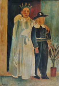 1980 - Maschere (olio)