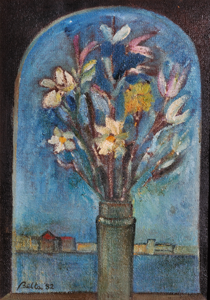 1982 - Fiori su Ortigia (olio)
