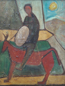 1986 - Cavaliere (olio)